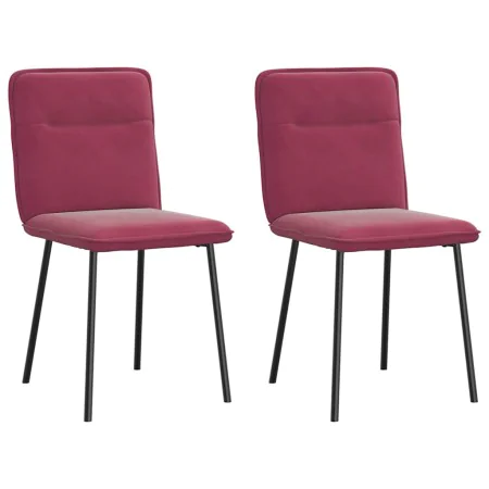 Sillas de comedor 2 unidades terciopelo rojo tinto von , Essstühle - Ref: Foro24-4101214, Preis: 85,97 €, Rabatt: %