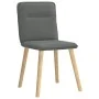 Sillas de comedor 2 unidades tela gris oscuro de , Sillas de comedor - Ref: Foro24-4101221, Precio: 104,91 €, Descuento: %