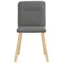 Sillas de comedor 2 unidades tela gris oscuro de , Sillas de comedor - Ref: Foro24-4101221, Precio: 104,91 €, Descuento: %