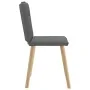 Sillas de comedor 2 unidades tela gris oscuro de , Sillas de comedor - Ref: Foro24-4101221, Precio: 104,91 €, Descuento: %