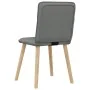 Sillas de comedor 2 unidades tela gris oscuro de , Sillas de comedor - Ref: Foro24-4101221, Precio: 104,91 €, Descuento: %