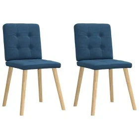 Sillas de comedor 2 unidades tela azul von , Essstühle - Ref: Foro24-4101076, Preis: 100,58 €, Rabatt: %