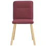 Sillas de comedor 2 unidades tela rojo tinto de , Sillas de comedor - Ref: Foro24-4101223, Precio: 104,31 €, Descuento: %