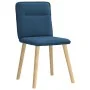 Sillas de comedor 2 unidades tela azul de , Sillas de comedor - Ref: Foro24-4101228, Precio: 104,31 €, Descuento: %