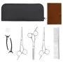 Set de tijeras de peluquería canina 7 piezas acero inoxidable de , Cortapelos para mascotas - Ref: Foro24-4101330, Precio: 24...
