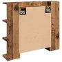 Mueble con espejo y LED madera vieja 70x16,5x60 cm de , Tocadores de baño - Ref: Foro24-857003, Precio: 98,45 €, Descuento: %