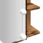 Mueble con espejo y LED madera vieja 70x16,5x60 cm de , Tocadores de baño - Ref: Foro24-857003, Precio: 98,45 €, Descuento: %