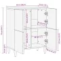 Aparador de madera maciza de mango 60x33x75 cm de , Aparadores - Ref: Foro24-4017818, Precio: 110,69 €, Descuento: %
