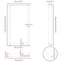 Patas de mesa de centro forma U 2uds acero negro 50x(90-91) cm by , Table legs - Ref: Foro24-4013220, Price: 122,08 €, Discou...