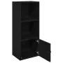 Librería de madera contrachapada roble negro 31x24x77 cm de , Librerías y estanterías - Ref: Foro24-860329, Precio: 39,17 €, ...