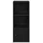 Librería de madera contrachapada roble negro 31x24x77 cm de , Librerías y estanterías - Ref: Foro24-860329, Precio: 39,17 €, ...