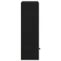 Librería de madera contrachapada roble negro 31x24x77 cm de , Librerías y estanterías - Ref: Foro24-860329, Precio: 39,17 €, ...
