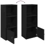 Librería de madera contrachapada roble negro 31x24x77 cm de , Librerías y estanterías - Ref: Foro24-860329, Precio: 39,17 €, ...