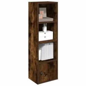 Estantería madera de ingeniería roble ahumado 31x24x102 cm de , Librerías y estanterías - Ref: Foro24-860341, Precio: 51,36 €...