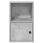 Estantería de madera de ingeniería gris hormigón 31x24x52 cm de , Librerías y estanterías - Ref: Foro24-860322, Precio: 34,06...