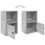 Estantería de madera de ingeniería gris hormigón 31x24x52 cm de , Librerías y estanterías - Ref: Foro24-860322, Precio: 34,06...