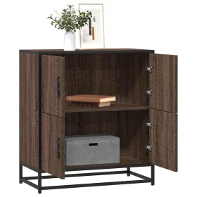 Aparador madera ingeniería roble marrón 68x35x76 cm de , Aparadores - Ref: Foro24-848993, Precio: 87,70 €, Descuento: %