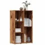 Estantería madera de ingeniería envejecida 50x25x80 cm de , Librerías y estanterías - Ref: Foro24-855780, Precio: 45,35 €, De...