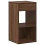 Mesilla de noche con cajón roble marrón 35x34x66,5 cm de , Mesitas de noche - Ref: Foro24-858725, Precio: 52,71 €, Descuento: %