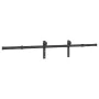 Kit de herrajes para puertas correderas acero negro 183 cm by , Door items - Ref: Foro24-4009712, Price: 54,57 €, Discount: %