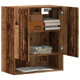 Armario de pared madera de ingeniería madera vieja 60x31x70 cm de , Taquillas y armarios de almacenamiento - Ref: Foro24-8572...