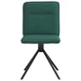 Sillas de comedor 2 unidades tela verde oscuro de , Sillas de comedor - Ref: Foro24-4101237, Precio: 104,25 €, Descuento: %