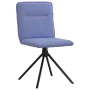 Sillas de comedor 2 uds tela azul jeans de , Sillas de comedor - Ref: Foro24-4101242, Precio: 104,25 €, Descuento: %