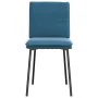 Sillas de comedor 2 unidades terciopelo azul de , Sillas de comedor - Ref: Foro24-4101254, Precio: 92,13 €, Descuento: %