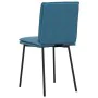Sillas de comedor 2 unidades terciopelo azul de , Sillas de comedor - Ref: Foro24-4101254, Precio: 92,13 €, Descuento: %