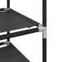 Zapatero 8 niveles negro 44x28x145 cm tejido no tejido de , Zapateros y organizadores de calzado - Ref: Foro24-4100619, Preci...