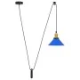 Lámpara colgante regulable en altura E27 oscuro brillante Ø22cm de , Lámparas - Ref: Foro24-4103444, Precio: 29,10 €, Descuen...