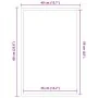 Felpudo negro 40x60 cm by , Doormats - Ref: Foro24-4105557, Price: 11,47 €, Discount: %