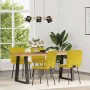 Sillas de comedor 4 unidades terciopelo amarillo de , Sillas de comedor - Ref: Foro24-3315164, Precio: 157,24 €, Descuento: %