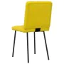 Sillas de comedor 4 unidades terciopelo amarillo de , Sillas de comedor - Ref: Foro24-3315164, Precio: 157,24 €, Descuento: %