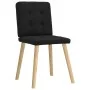 Sillas de comedor 4 unidades tela negras de , Sillas de comedor - Ref: Foro24-3315170, Precio: 193,14 €, Descuento: %