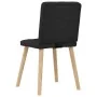 Sillas de comedor 4 unidades tela negras de , Sillas de comedor - Ref: Foro24-3315170, Precio: 193,14 €, Descuento: %
