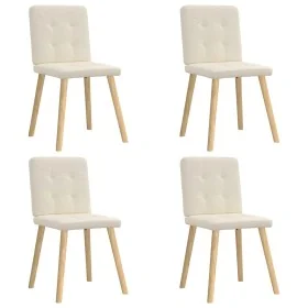 Sillas de comedor 4 unidades lino de , Sillas de comedor - Ref: Foro24-3315179, Precio: 201,79 €, Descuento: %
