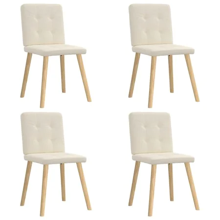 Sillas de comedor 4 unidades lino de , Sillas de comedor - Ref: Foro24-3315179, Precio: 201,79 €, Descuento: %