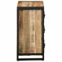 Aparador de madera maciza de mango rugosa 50x35x70 cm de , Aparadores - Ref: Foro24-4013585, Precio: 209,44 €, Descuento: %