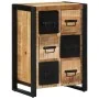 Aparador de madera maciza de mango rugosa 50x35x70 cm de , Aparadores - Ref: Foro24-4013585, Precio: 209,44 €, Descuento: %