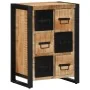 Aparador de madera maciza de mango rugosa 50x35x70 cm de , Aparadores - Ref: Foro24-4013585, Precio: 209,44 €, Descuento: %
