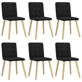 Sillas de comedor giratorias 6 unidades tela negras von , Essstühle - Ref: Foro24-3315440, Preis: 288,54 €, Rabatt: %