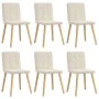 Sillas de comedor 6 unidades lino de , Sillas de comedor - Ref: Foro24-3315449, Precio: 301,52 €, Descuento: %