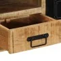 Mueble de TV madera maciza de mango rugosa 100x30x35 cm de , Muebles TV - Ref: Foro24-4013593, Precio: 204,15 €, Descuento: %