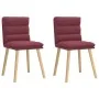 Sillas de comedor 2 unidades tela rojo tinto von , Essstühle - Ref: Foro24-4101296, Preis: 109,95 €, Rabatt: %
