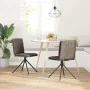 Silla de comedor cuero sintético gris oscuro by , dining chairs - Ref: Foro24-4101280, Price: 113,63 €, Discount: %