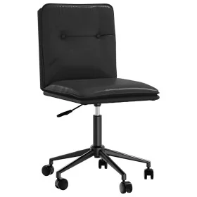 Silla de comedor de cuero sintético negra by , dining chairs - Ref: Foro24-4101324, Price: 62,34 €, Discount: %