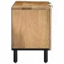 Mueble de TV marrón 105x33x46 cm madera maciza mango de , Almacenamiento para CD y DVD - Ref: Foro24-4017734, Precio: 129,75 ...