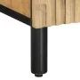 Mueble de TV marrón 105x33x46 cm madera maciza mango de , Almacenamiento para CD y DVD - Ref: Foro24-4017734, Precio: 129,75 ...