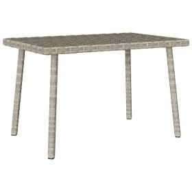 Mesa centro jardín rectangular gris claro 60x40x37 cm von , Gartentische - Ref: Foro24-4104054, Preis: 32,32 €, Rabatt: %